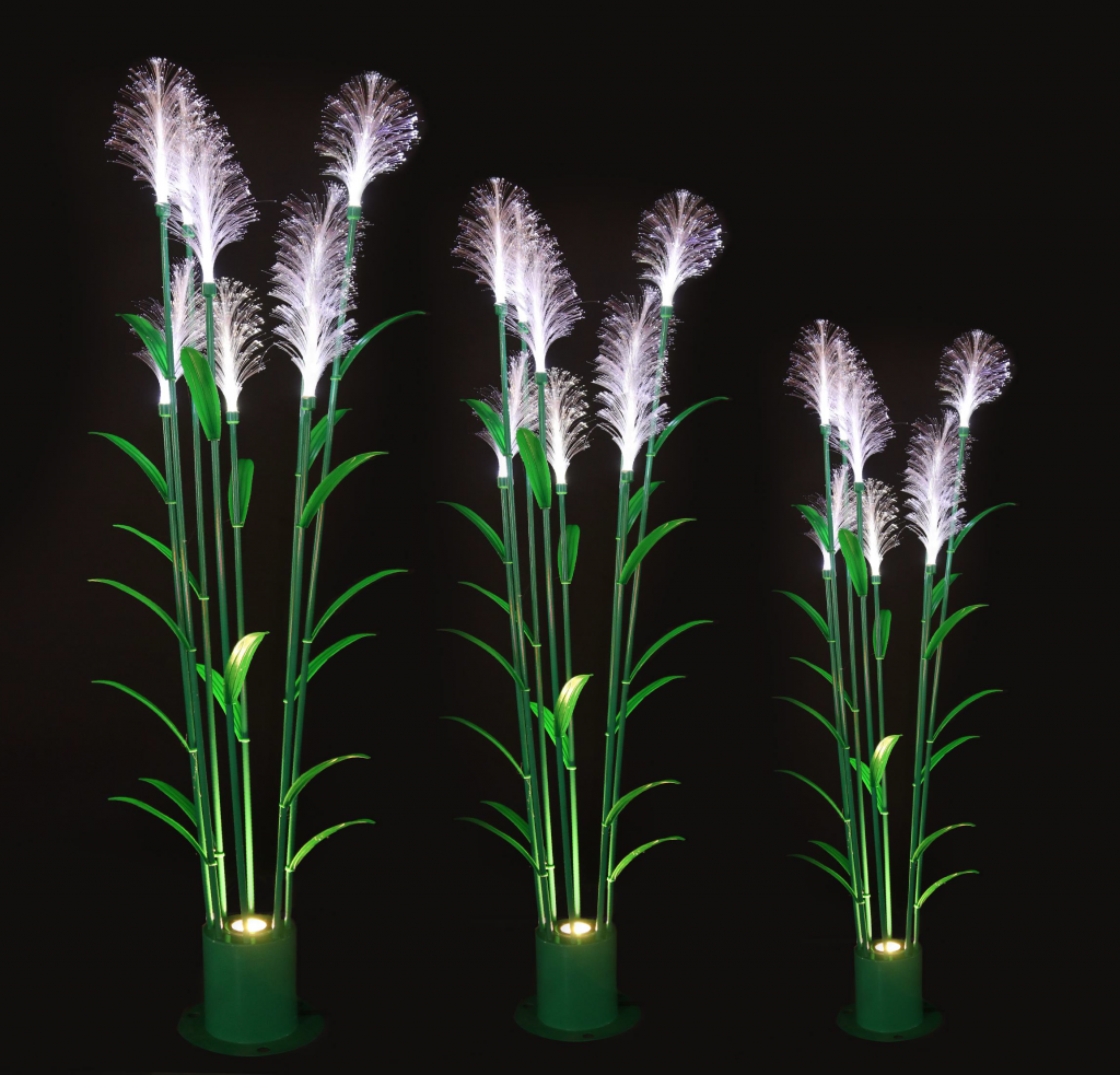 LED フラワー 葦草(ヨシ) 光ファイバーホワイト - 盛虎ジャパン株式 