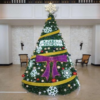 LEDクリスマスツリー@ホテルモントレ沖縄スパ&リゾート